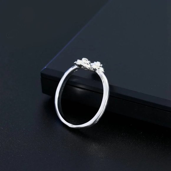 Ring Adjustable Cute Minimalist Ring 925 Sterling Silver Rings - Picture 5 of 7